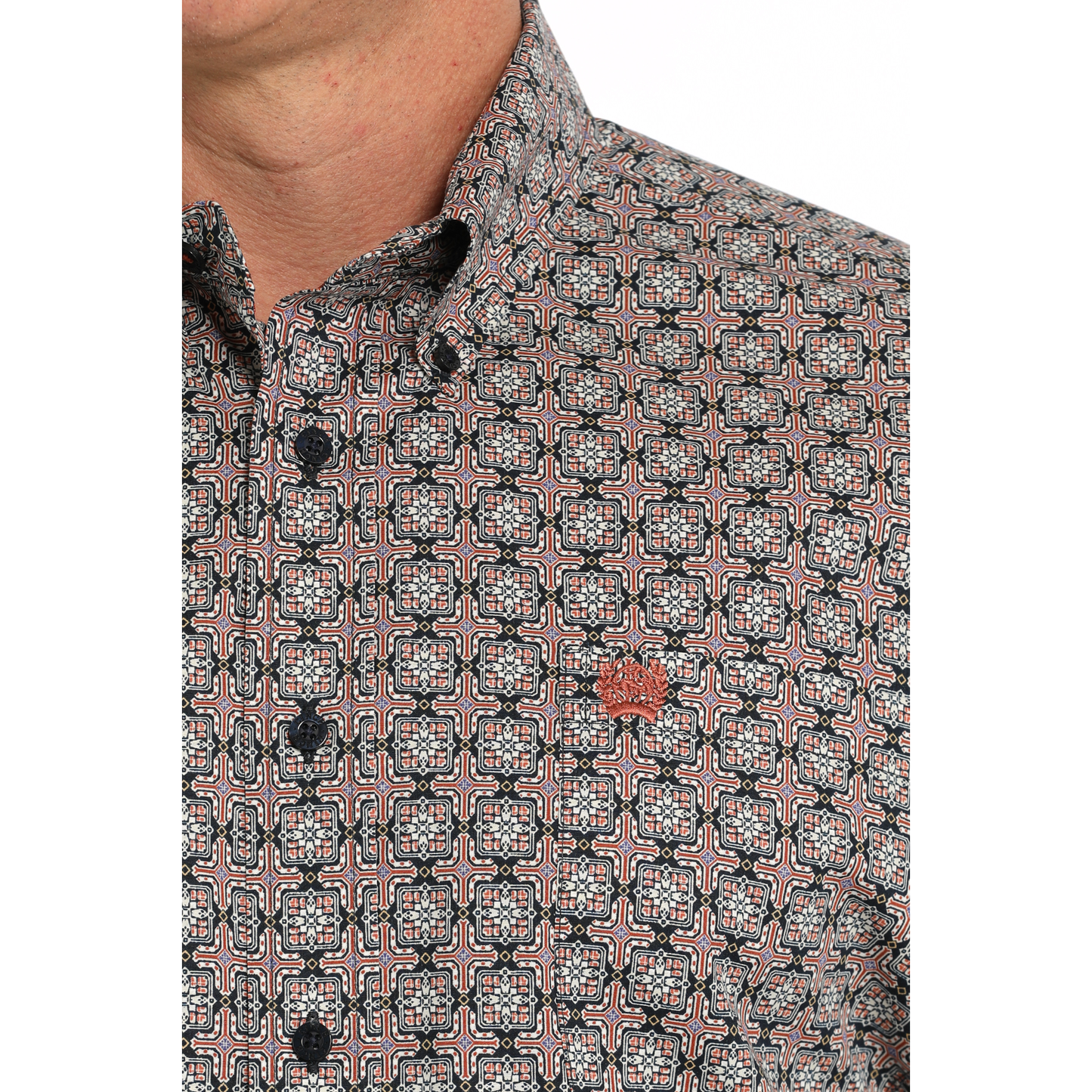 Cinch Men's Long Sleeve Shirt (MTW1105855 NAV)