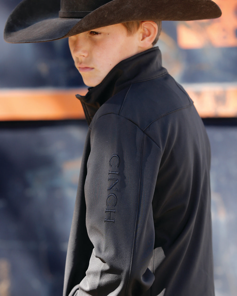 Cinch Boy's Bonded Jacket (MWJ7480003 Black)