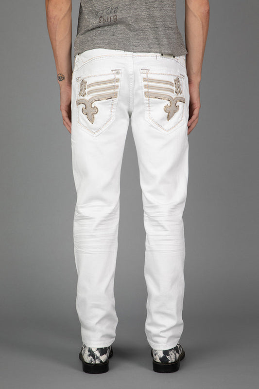 Vaqueros rectos Justinn J201 para hombre de Rock Revival (RP3906J201R)