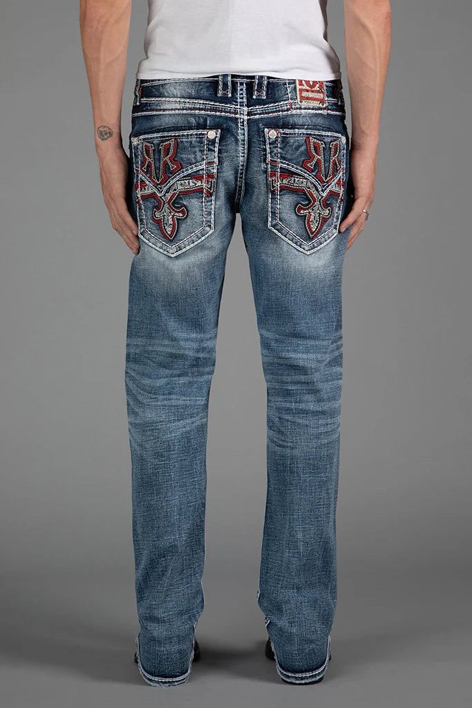 Rock Revival Men's Hayes J204 Straight Jeans (RP3922J204R)