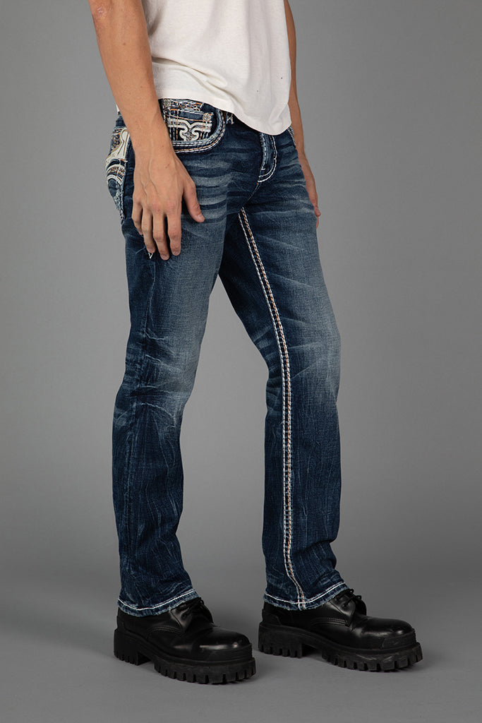 Rock Revival Men's Ronin J200 Straight Jeans (RP3932J200R)
