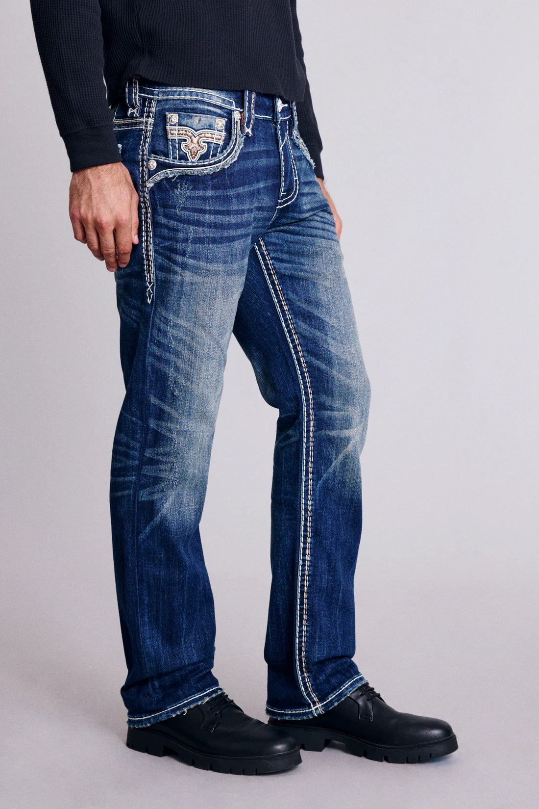 Rock Revival Men's Tristan J204 Straight Jeans (RP5570j204R)