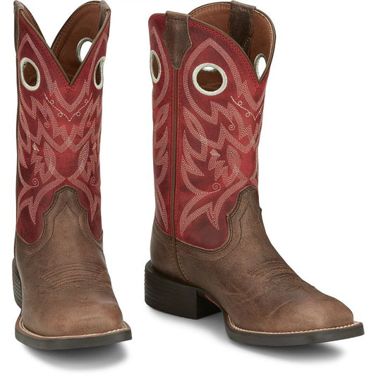 Botas vaqueras Justin Liberty de 28 cm (SE2802 / Piedra de río)