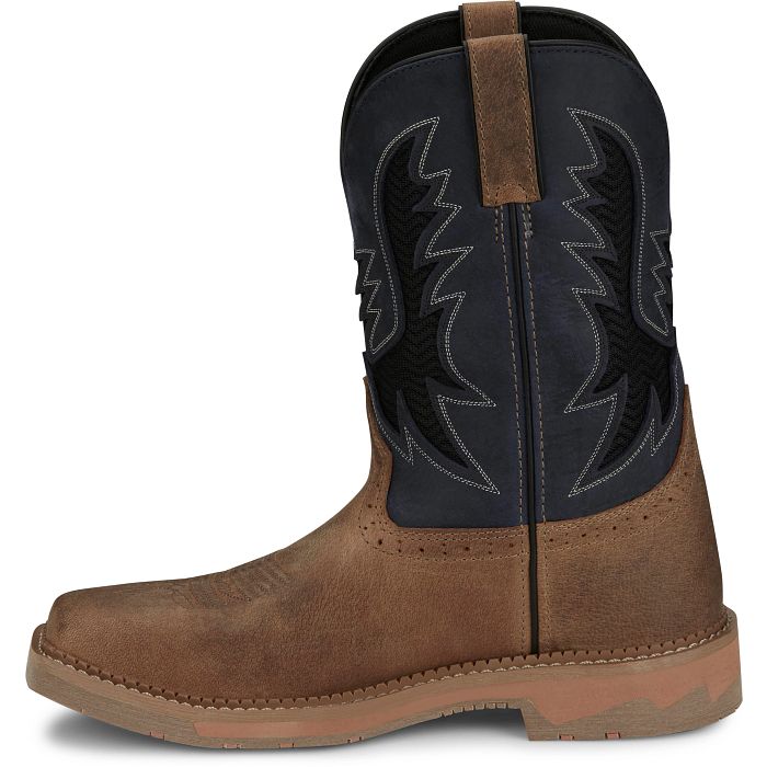 Justin Bolt 11" Work Boots (SE4114 / Peanut Tan)