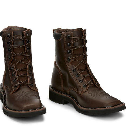 Botas de trabajo Justin Pulley de 20 cm (SE681 / Corteza envejecida)