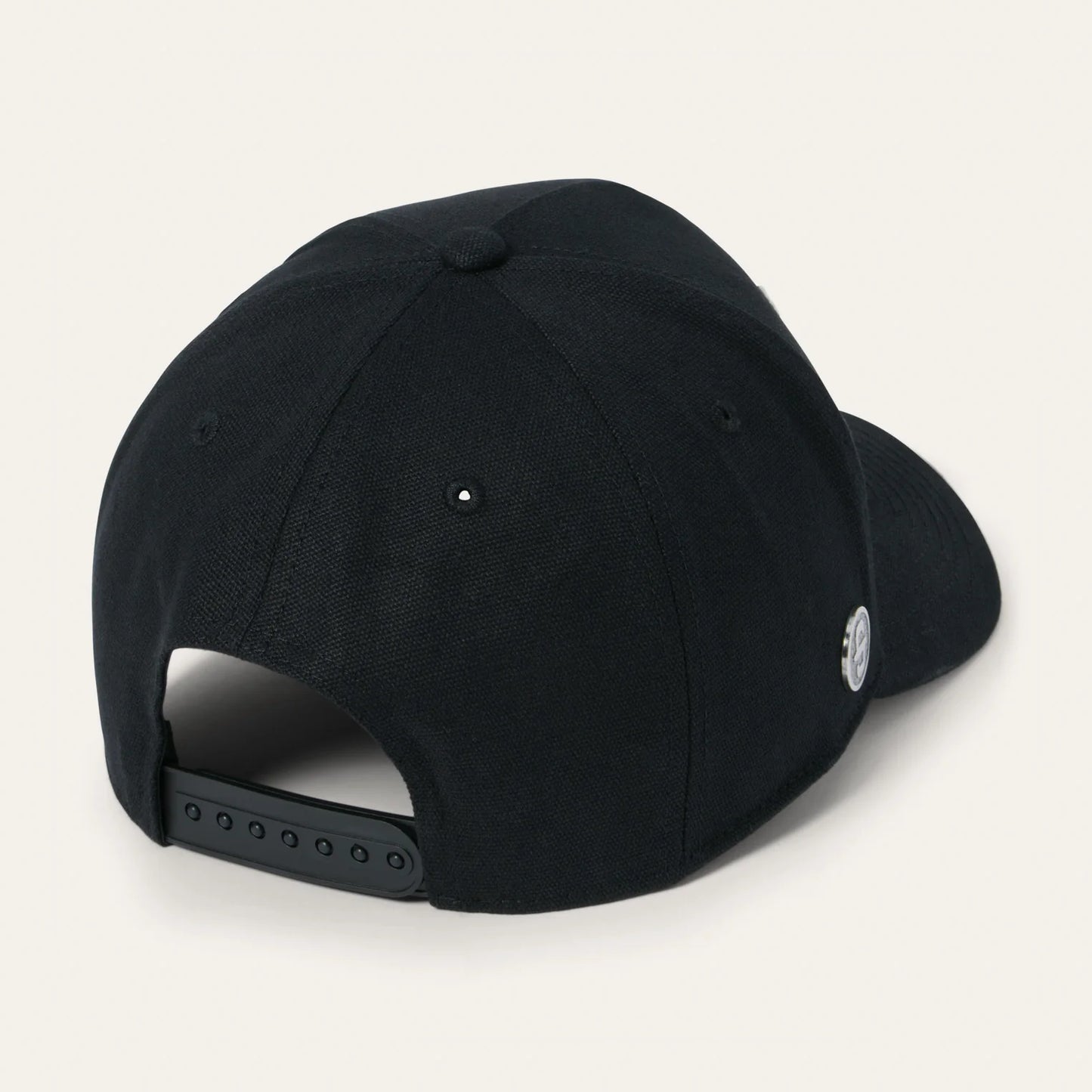 Stetson Canvas Rider Trucker Hat Snapback (SCSCTA-0010 / BLK)
