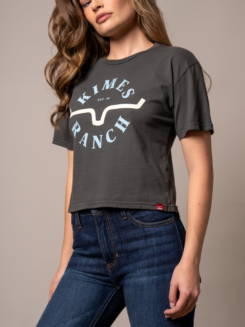 Camiseta Sencilla Kimes Ranch para Mujer (Pepper)