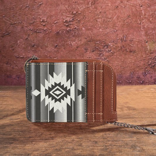 Wrangler Southwestern Print Mini Zip Card Case (WG2203A-W005BK)