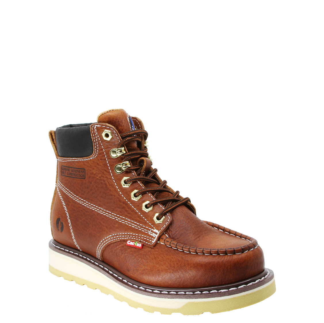 Cactus Men's Work Boots 6727M (Light Brown)