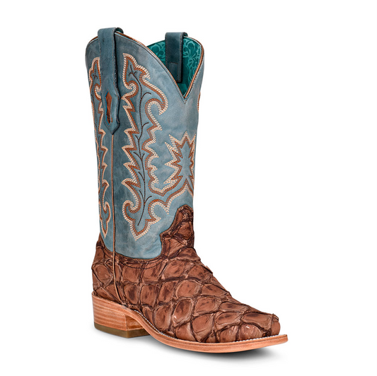Botas Corral para mujer (A4205-M / Marrón/Azul)
