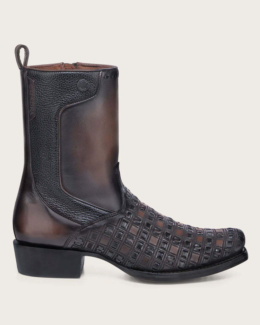 Botas Cuadra Urban Decoradas Marrones para Hombre (CU940/1J3PRS - Res Crust Miel MN Chocolate)