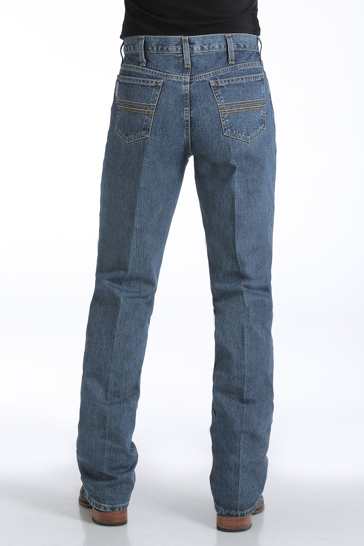 Cinch Men's Slim Fit Silver Label Jeans (MB98034001 - Medium Stonewash)