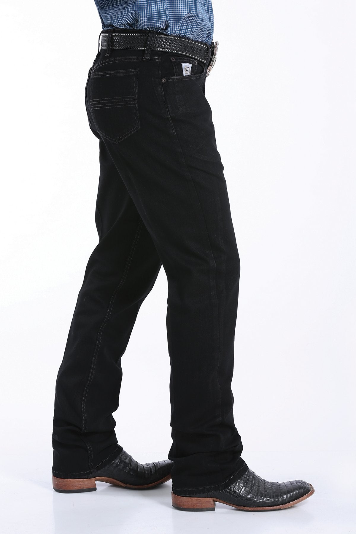 Cinch Men's Slim Fit Silver Label Jeans (MB98034012 - Black)