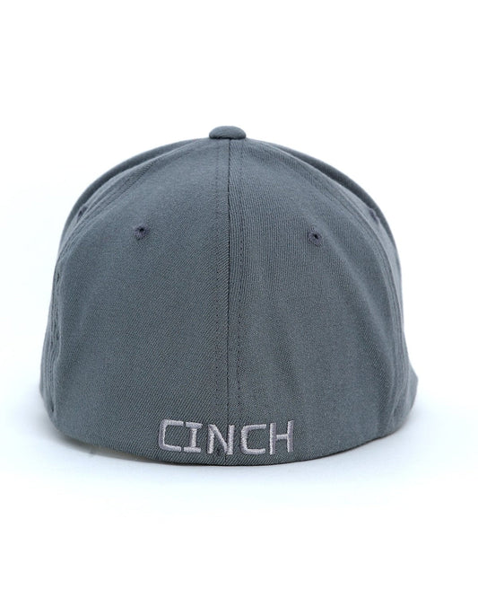 Gorra FlexFit ajustada para hombre Cinch con bandera de EE. UU. (MCC0627767 Gris)