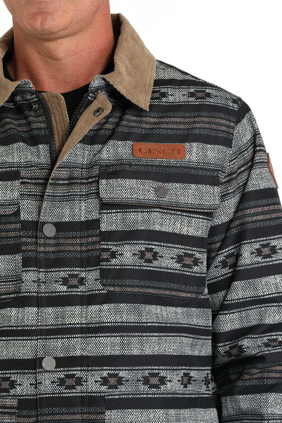 Abrigo Cinch para hombre (MWJ1069002 - Negro/Gris)