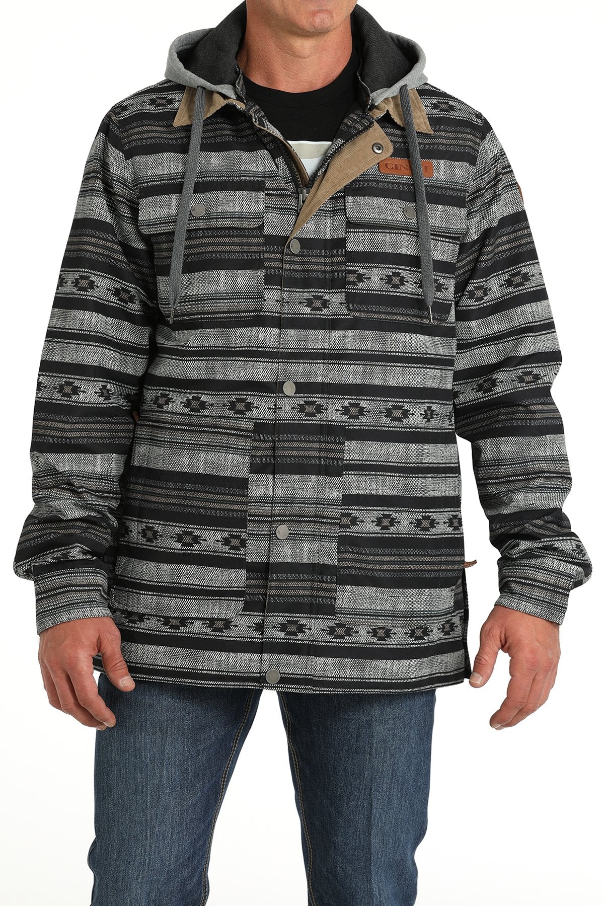 Abrigo Cinch para hombre (MWJ1069002 - Negro/Gris)