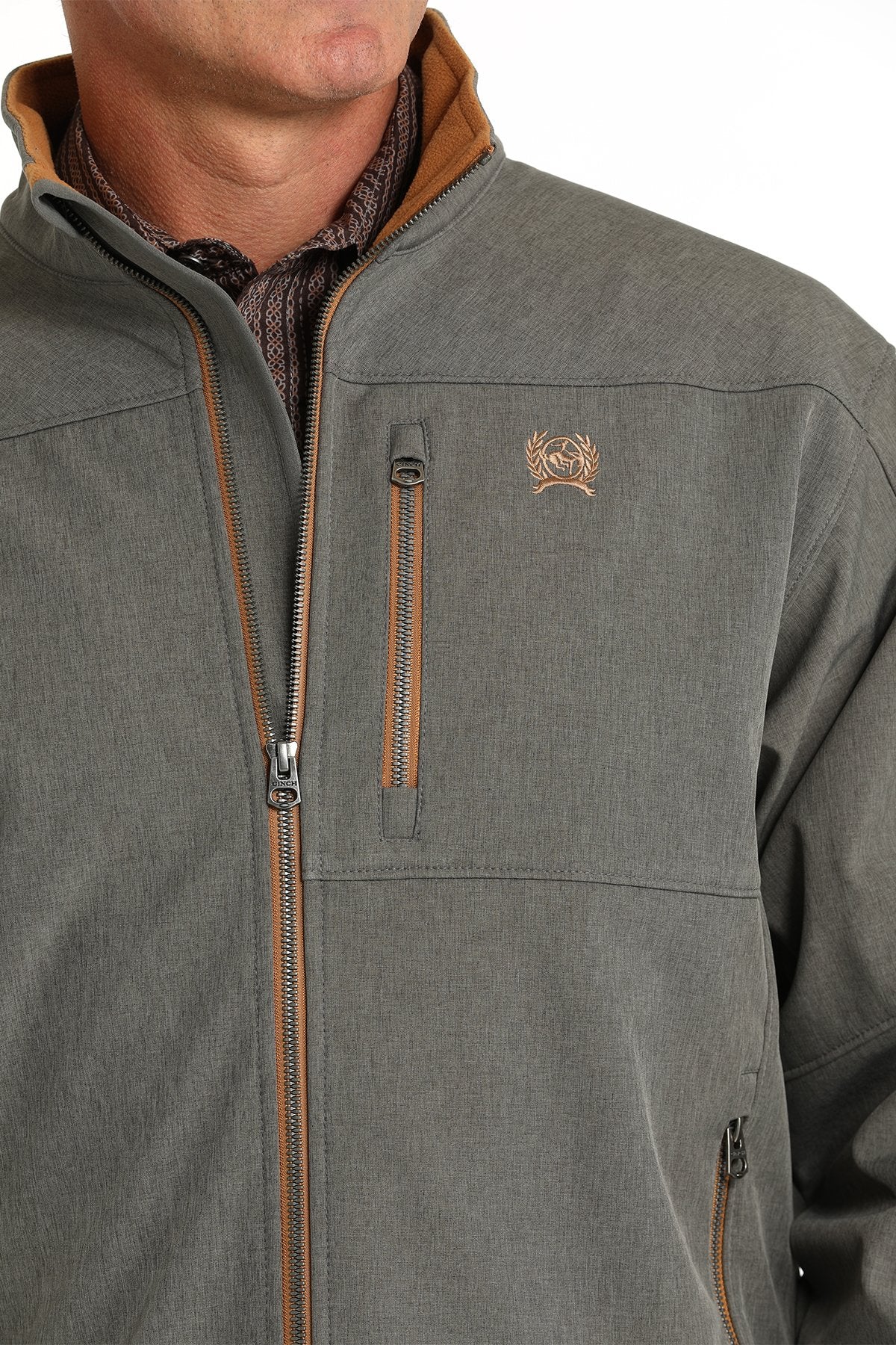 Cinch Men’s Bonded Jacket (MWJ1583006 - Charcoal/Copper)