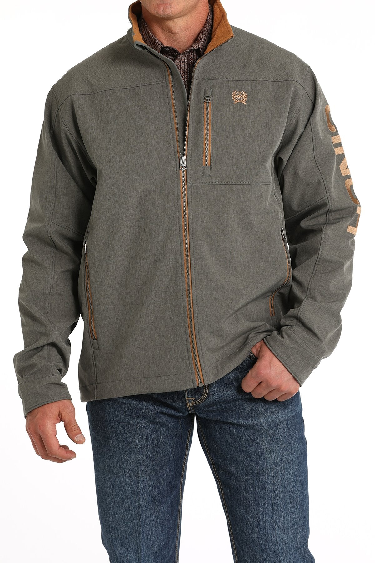 Cinch Men’s Bonded Jacket (MWJ1583006 - Charcoal/Copper)