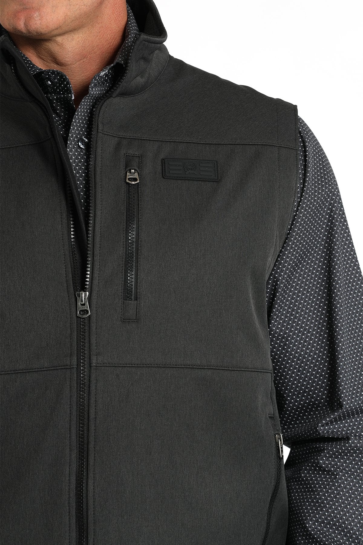 Cinch Men's Soft Shell Vest (MWV1515019 - Black)