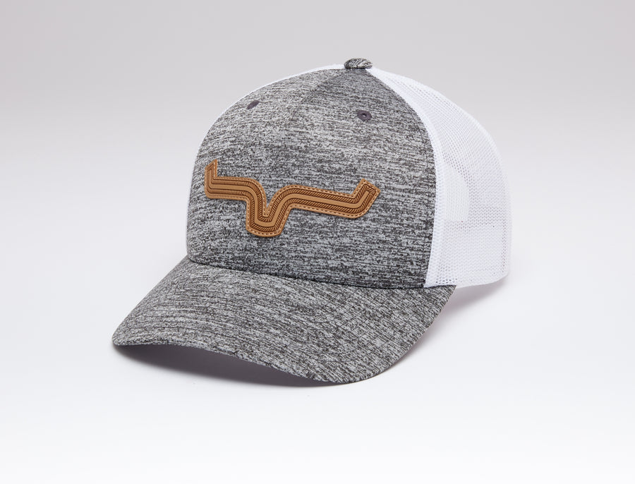 Kimes Ranch Roped LP Trucker Snapback (Grey Heather)