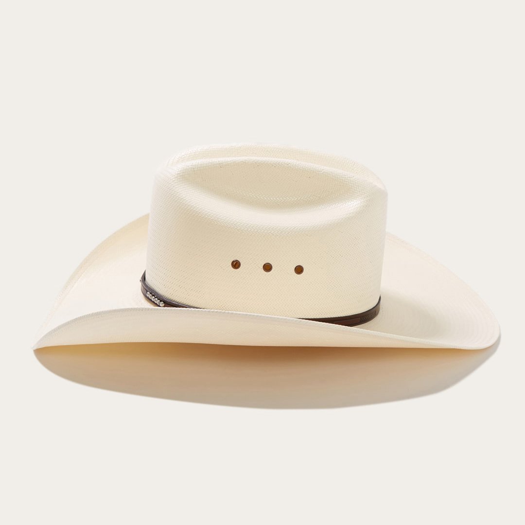 Sombrero vaquero de paja Stetson 10X Llano (SSLLNO-304281 Natural)