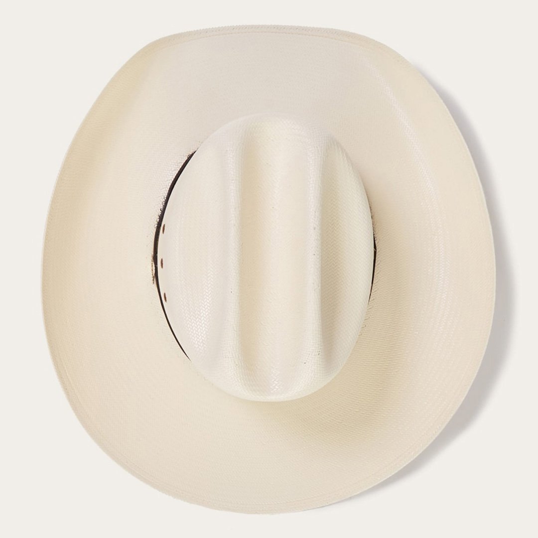 Sombrero vaquero de paja Stetson 10X Llano (SSLLNO-304281 Natural)