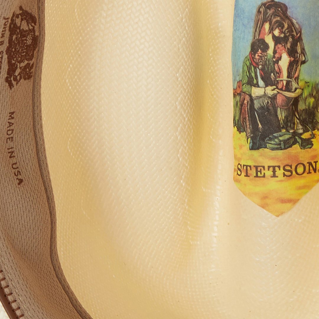 Sombrero vaquero de paja Stetson 10X Llano (SSLLNO-304281 Natural)