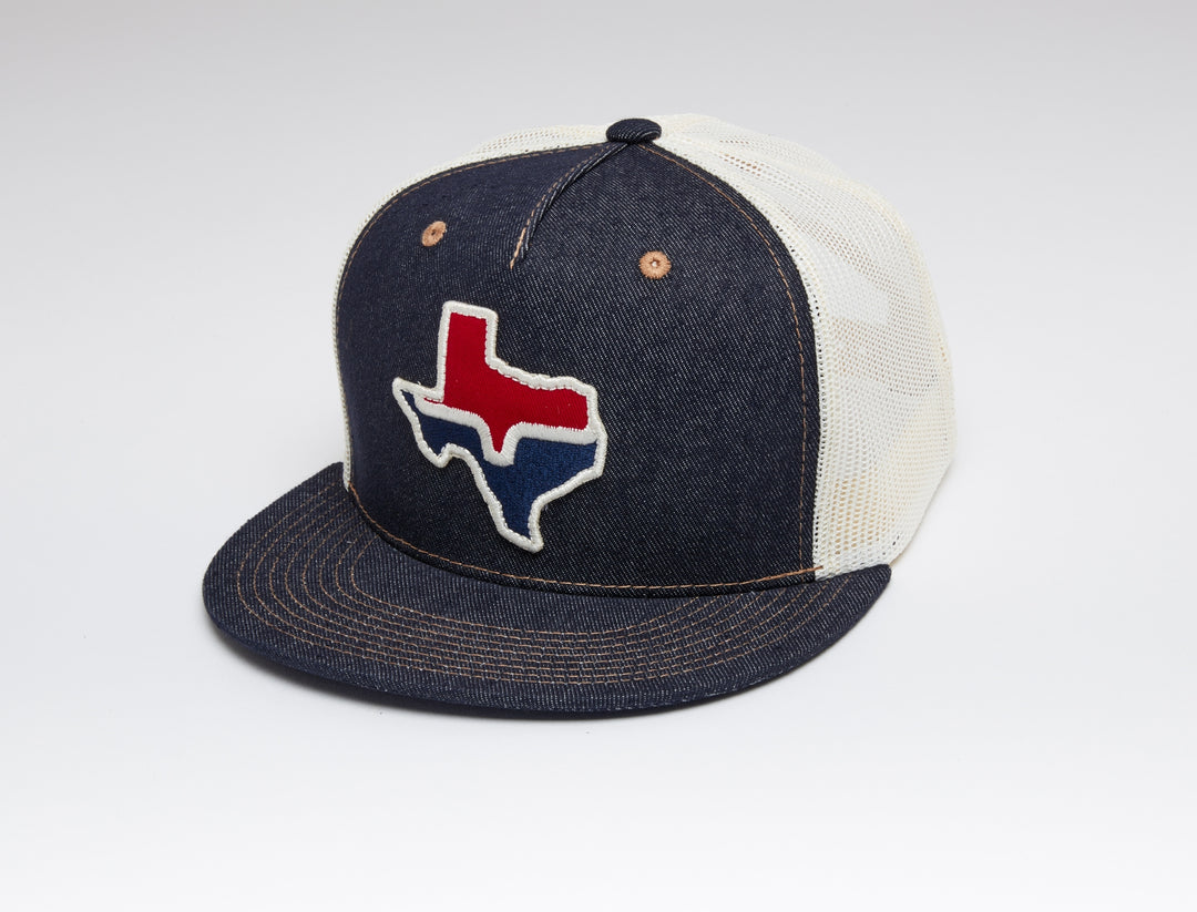Kimes Ranch Texas Trucker Snapback (Denim)
