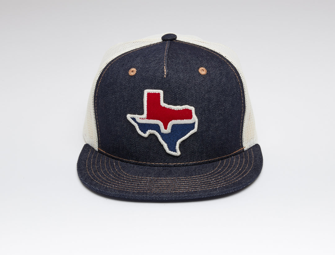 Kimes Ranch Texas Trucker Snapback (Denim)