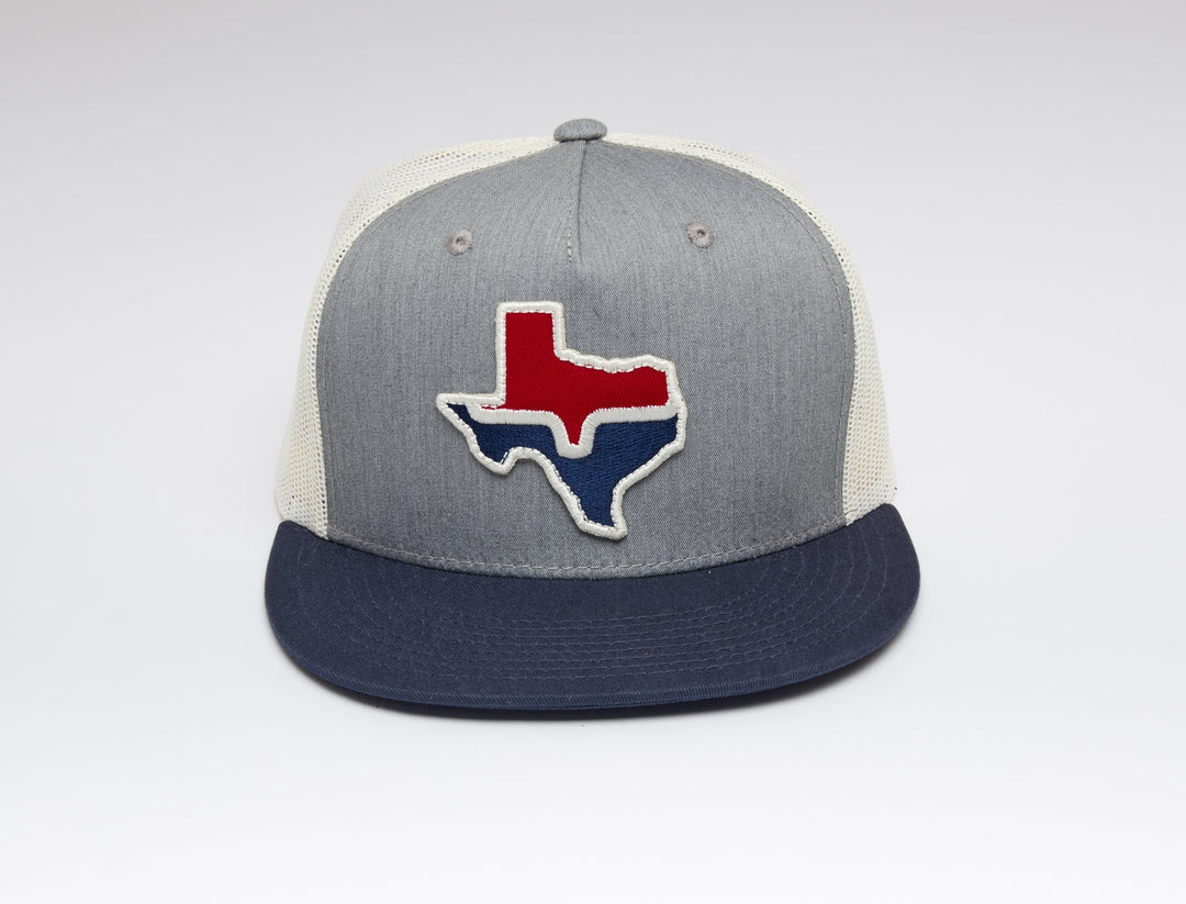 Kimes Ranch Texas Trucker Snapback (Grey Heather)