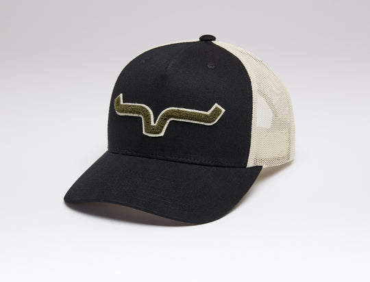 Kimes Ranch Tracker Trucker Snapback (Black)