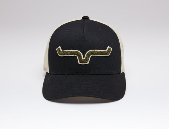 Kimes Ranch Tracker Trucker Snapback (Black)