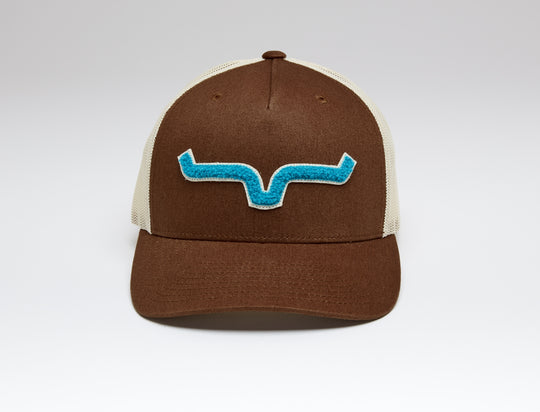 Kimes Ranch Tracker Trucker Snapback (Brown)