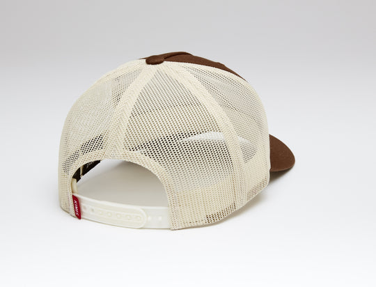 Kimes Ranch Tracker Trucker Snapback (Brown)