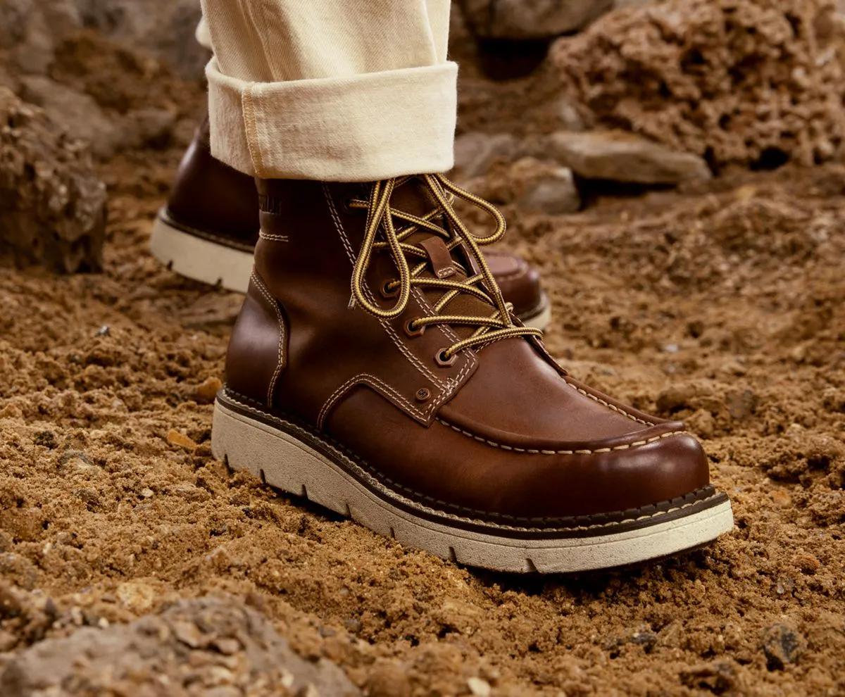 Caterpillar Men's Covert Boot (P725361 - Leather Brown - Soft Toe)
