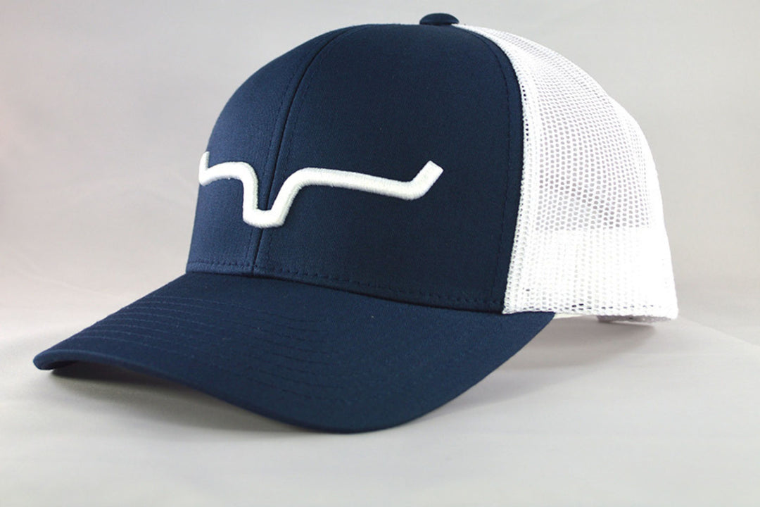 Kimes Ranch Weekly Trucker Snapback (Navy/White)