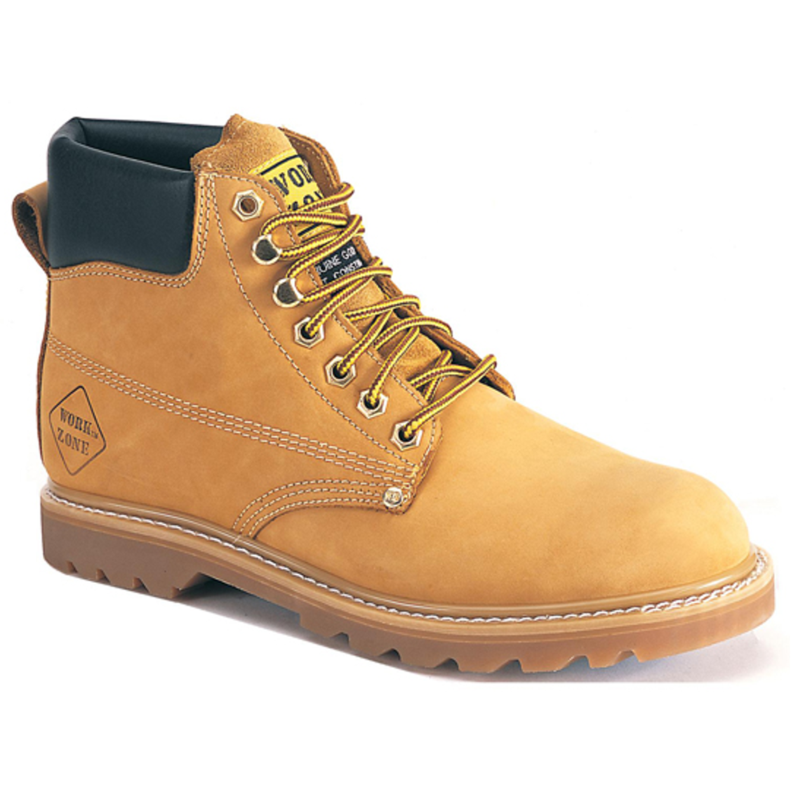 Botas de trabajo Work Zone N611 para hombre (punta blanda/bronceado)