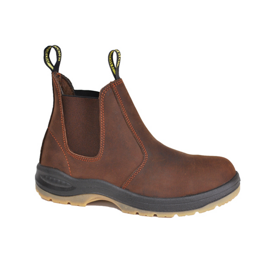 Work Zone Men's Work Boots N660 (Soft Toe / Brown)