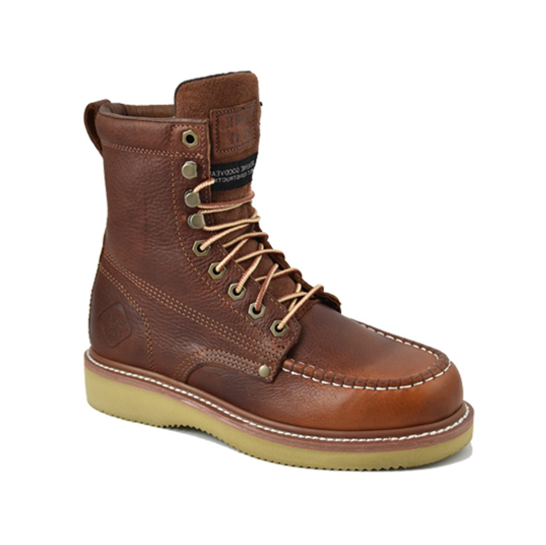 Work Zone Men's Work Boots N834 (Soft Toe / Brown)