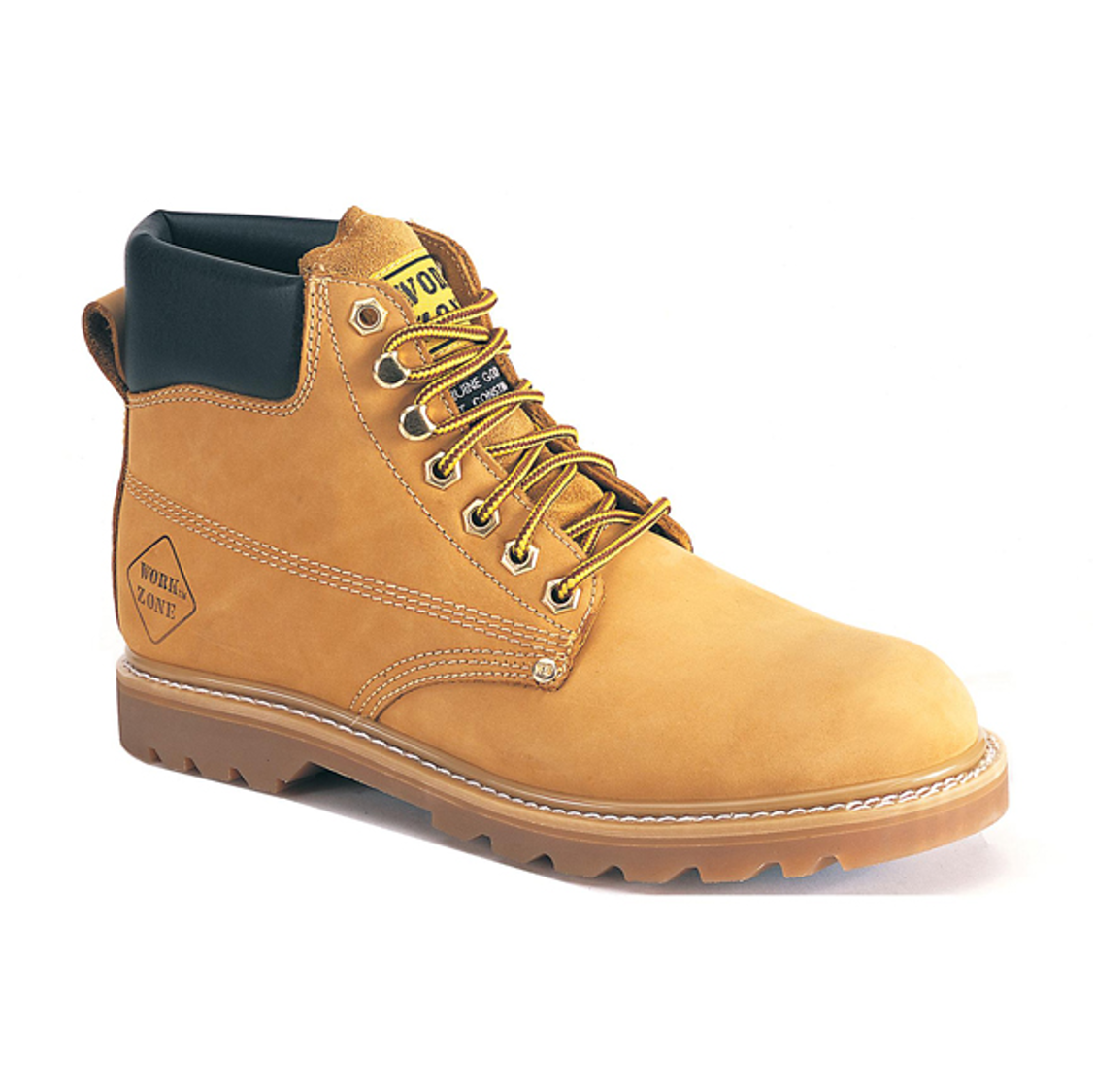 Work Zone Men's Work Boots S611 (Steel Toe / Tan)