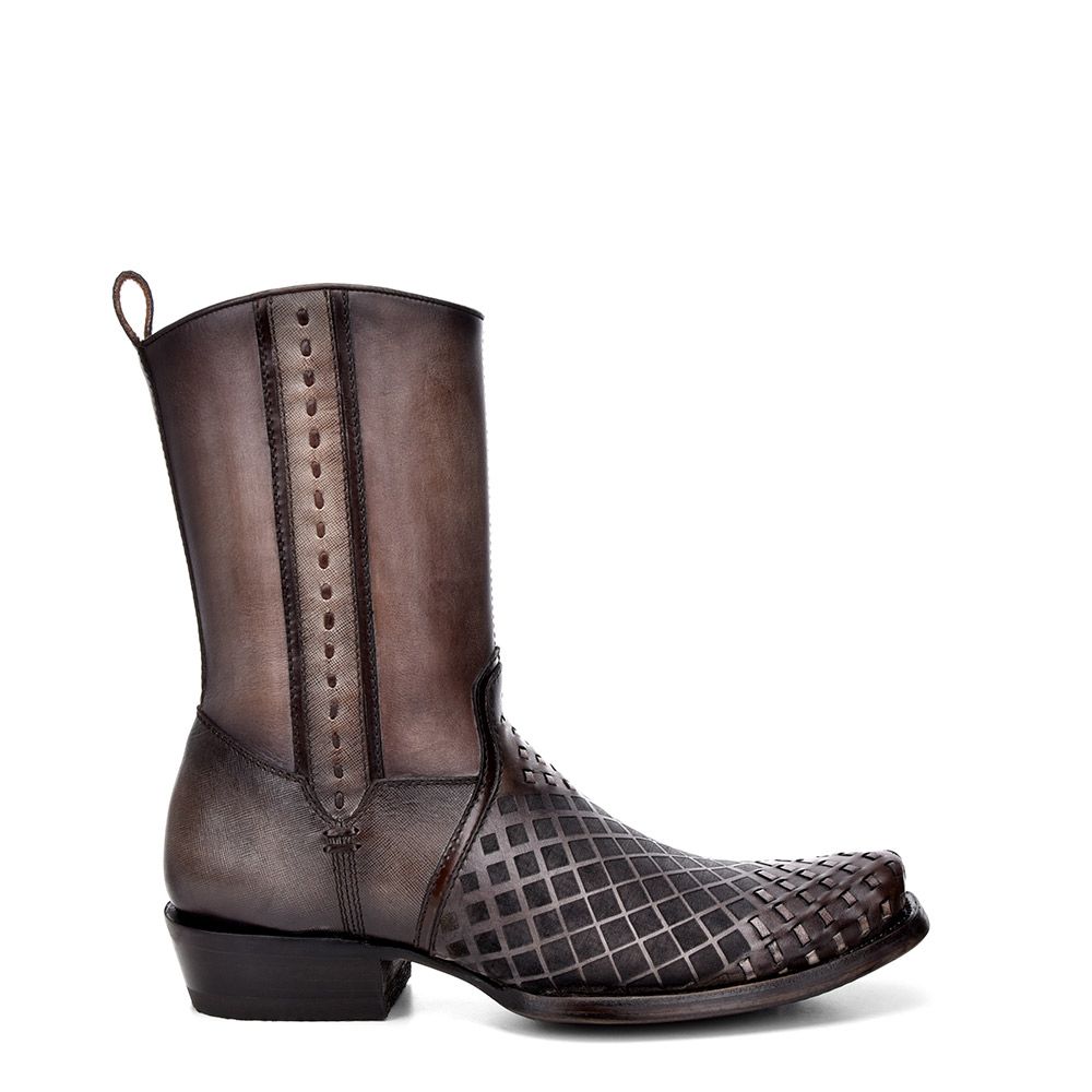 Botas Cuadra para hombre (CU498) 1J1XRS (Negro claro con costra)