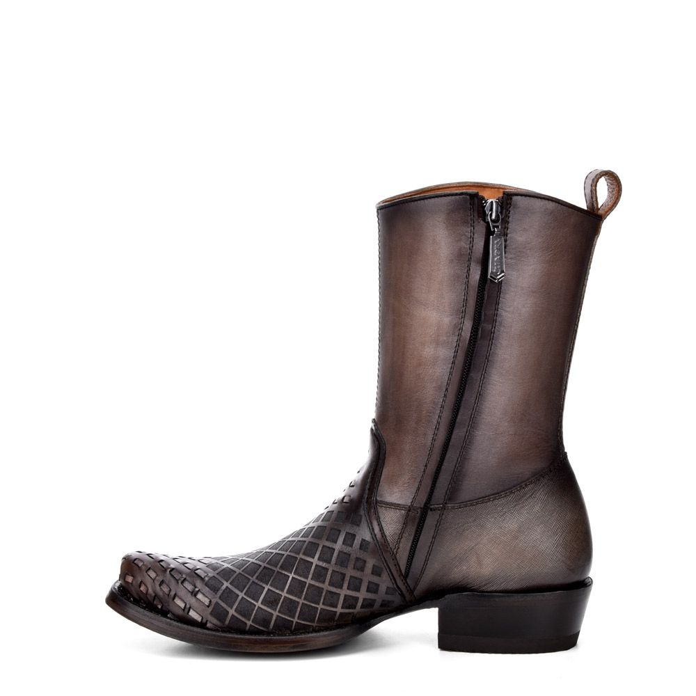 Botas Cuadra para hombre (CU498) 1J1XRS (Negro claro con costra)