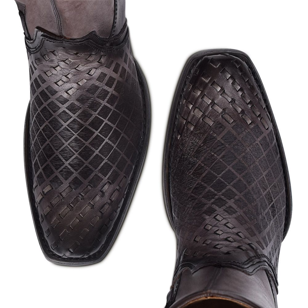 Botas Cuadra para hombre (CU498) 1J1XRS (Negro claro con costra)