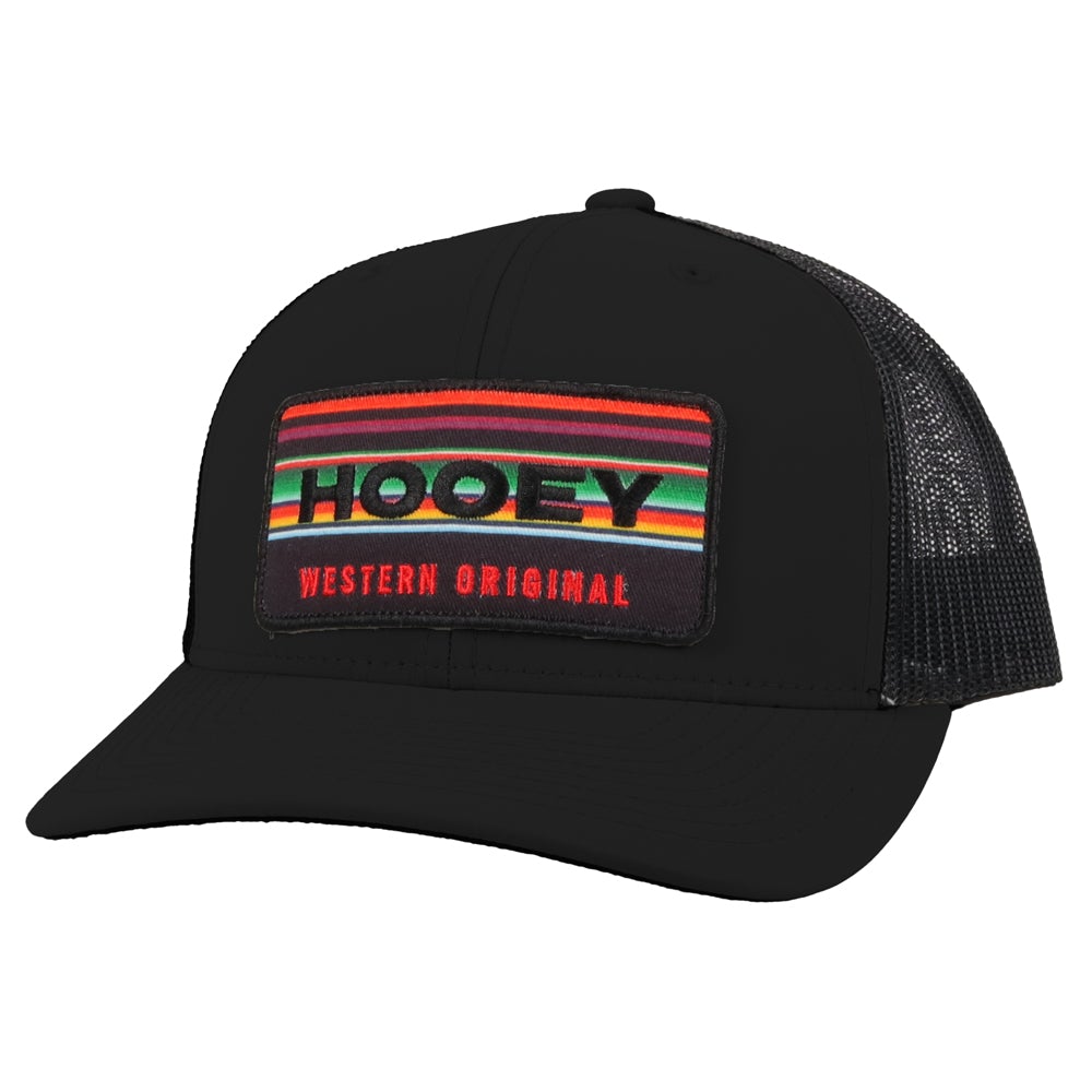 Gorra Hooey "Horizon" Odessa Fabric negra para hombre (2135T-BK)