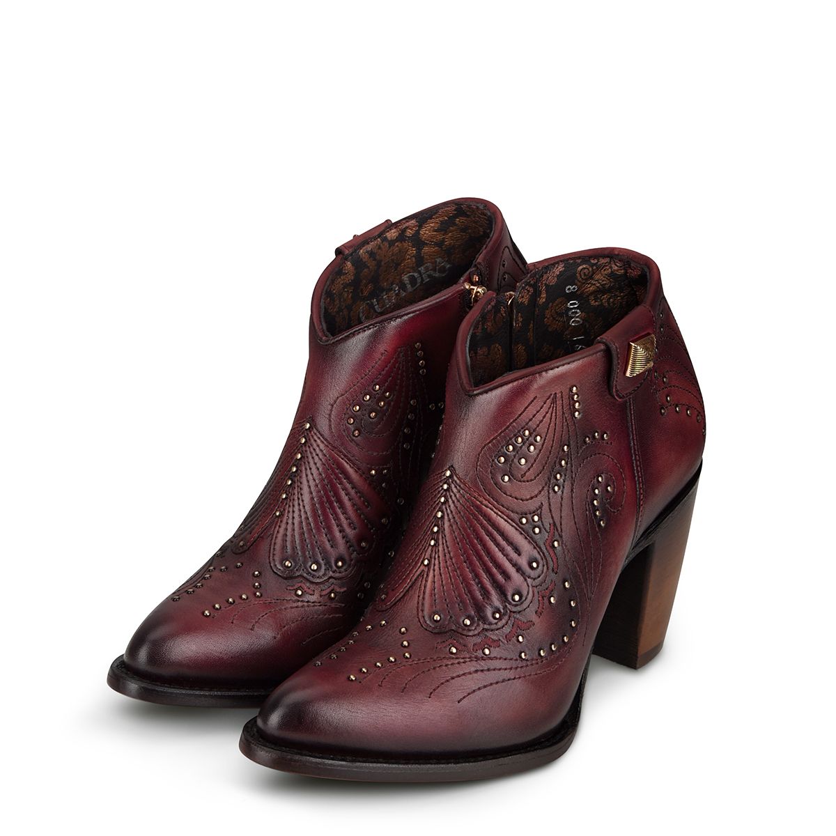 Botines Cuadra para mujer 3F58RS (Azteca Rojo)