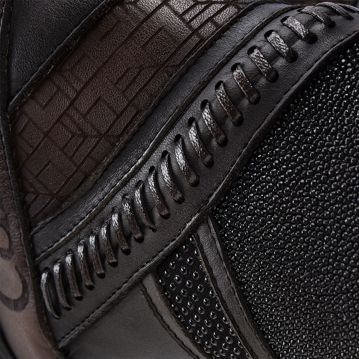 Botines Mujer Cuadra 3F86MA (Mantarraya Negra)
