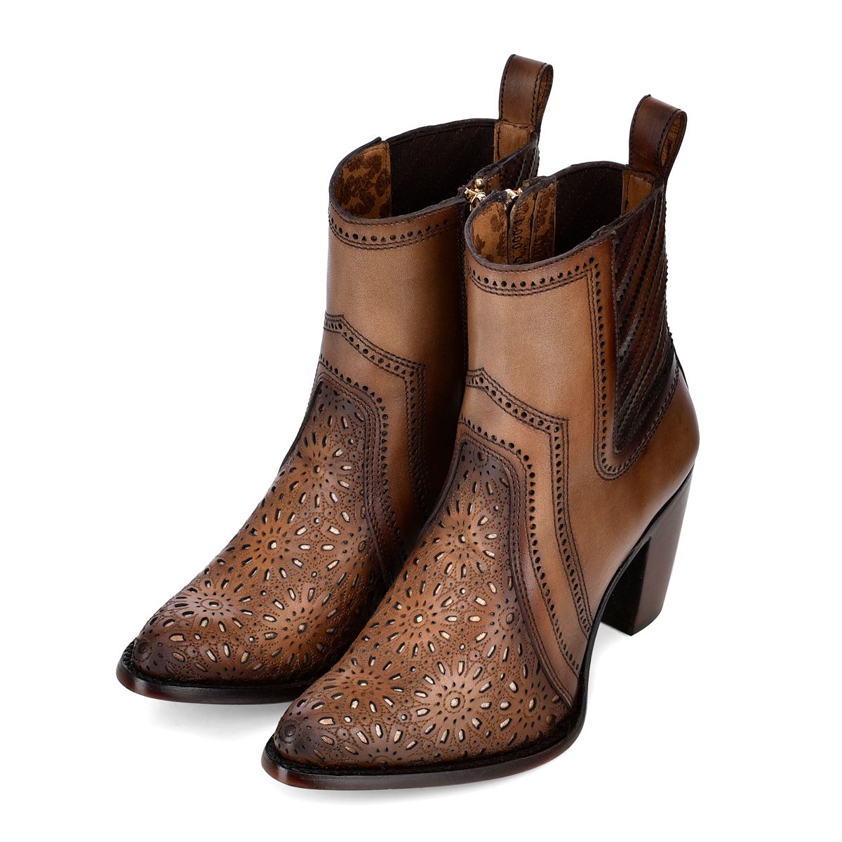 Botines Cuadra para mujer 3F94RS (Res Crust Maple)