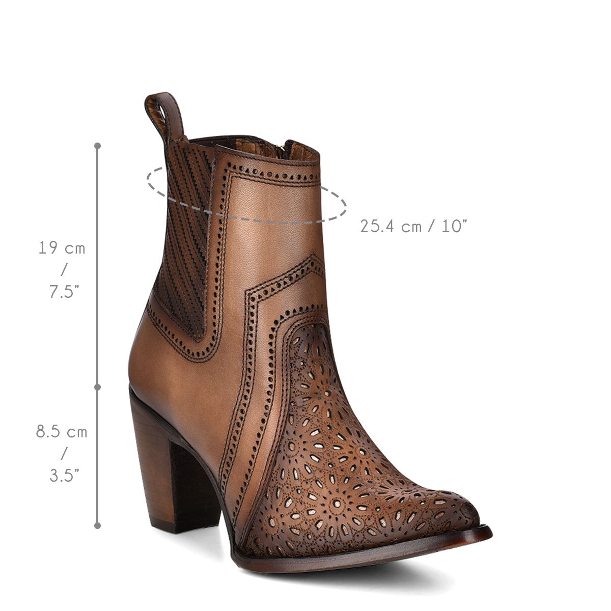 Botines Cuadra para mujer 3F94RS (Res Crust Maple)