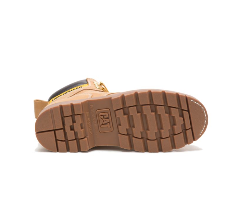 Bota de trabajo Caterpillar Second Shift para hombre (P70042 - Miel - Punta blanda)