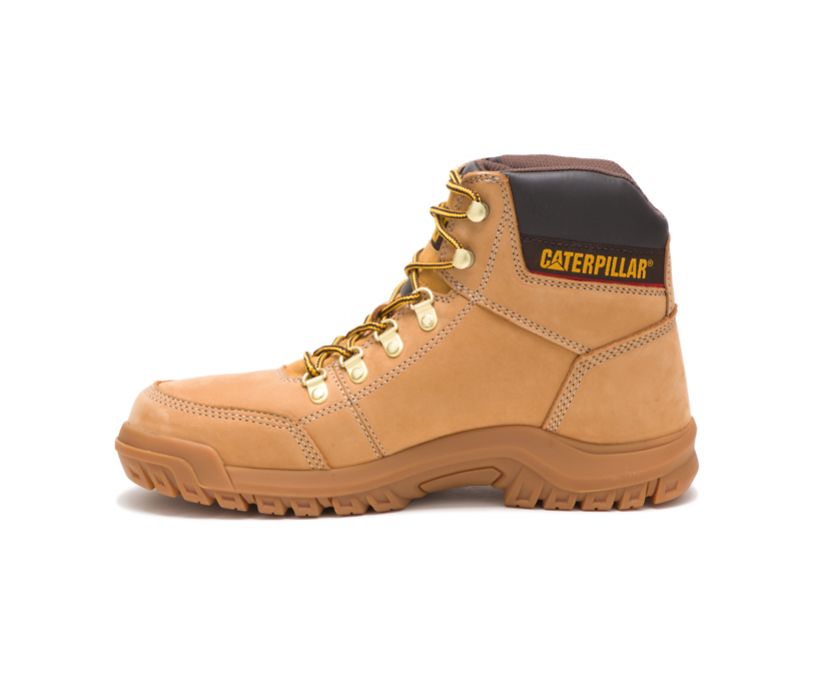 Bota de trabajo Caterpillar Outline para hombre (P74086 - Honey Reset - Punta blanda)